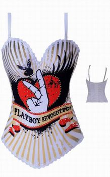 Cartoon Playboy-style Image corset
